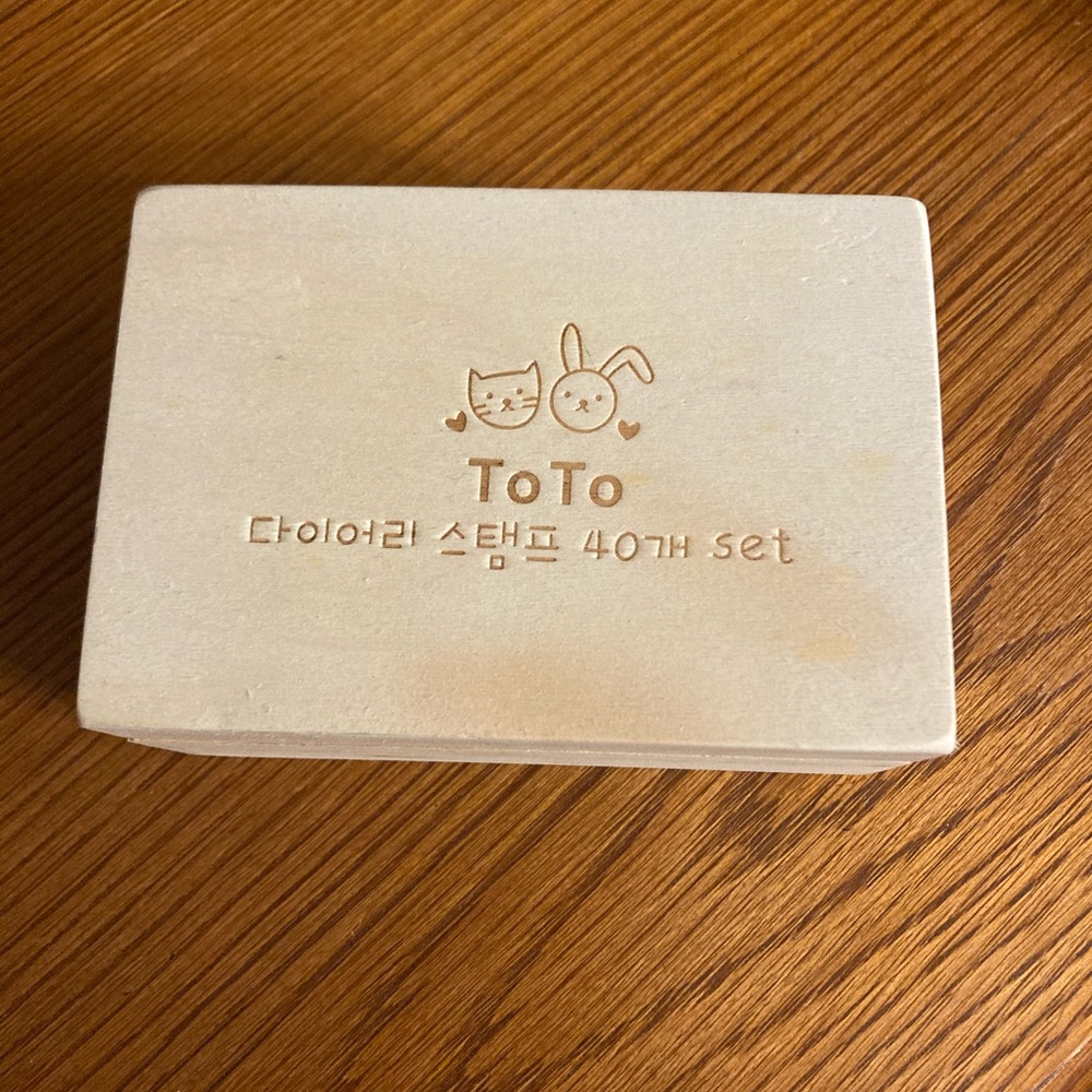 Korean Diary Stamps Set